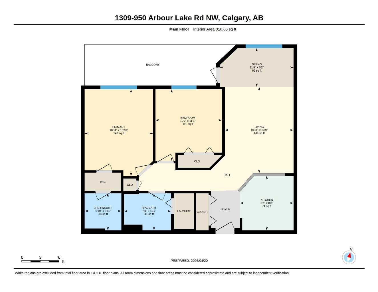 1309, 950 Arbour Lake Road NW